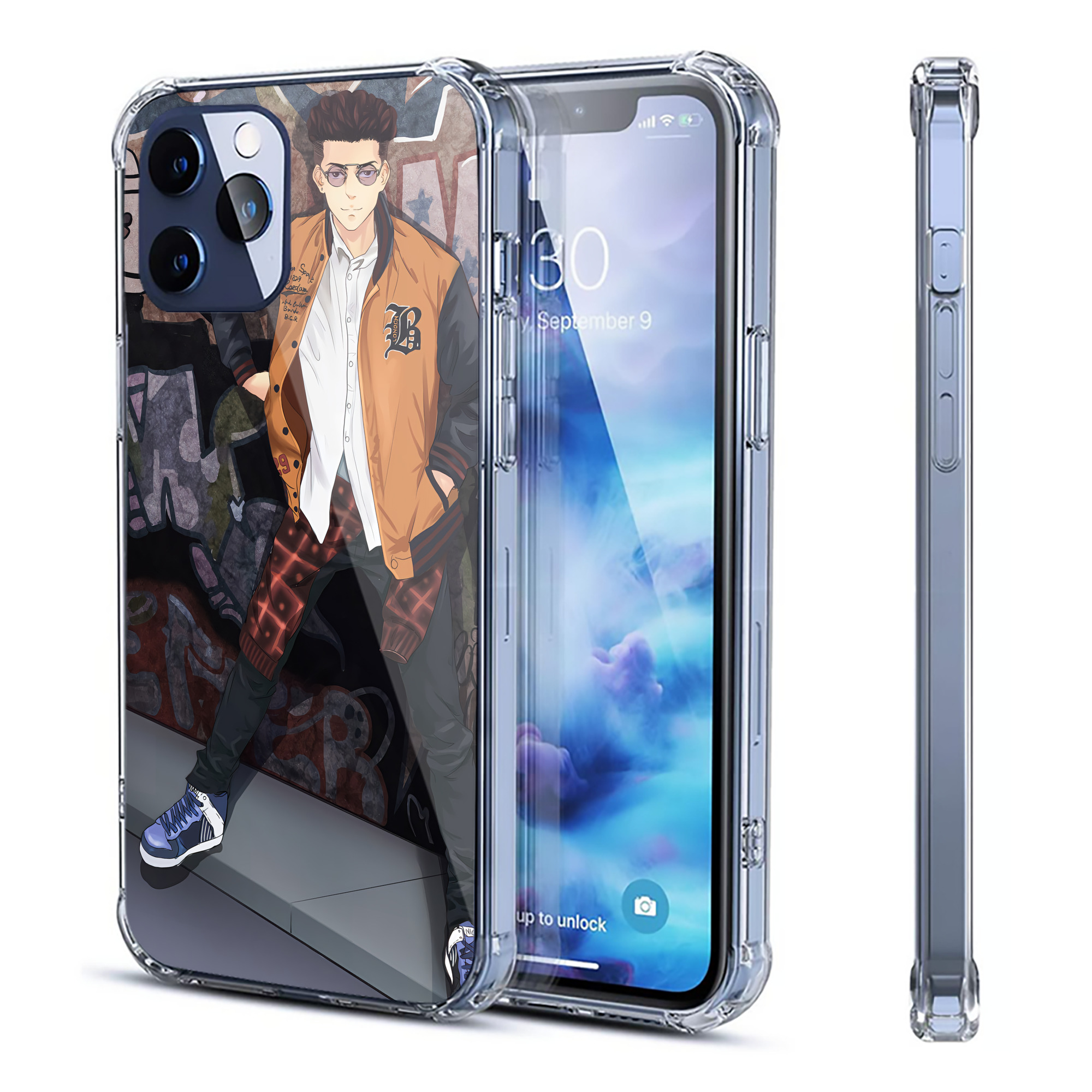 （画像用） SLAM DUNK／スラムダンク 【iPhone 12シリーズ対応】透明スマホケース（クリアソフトケース）